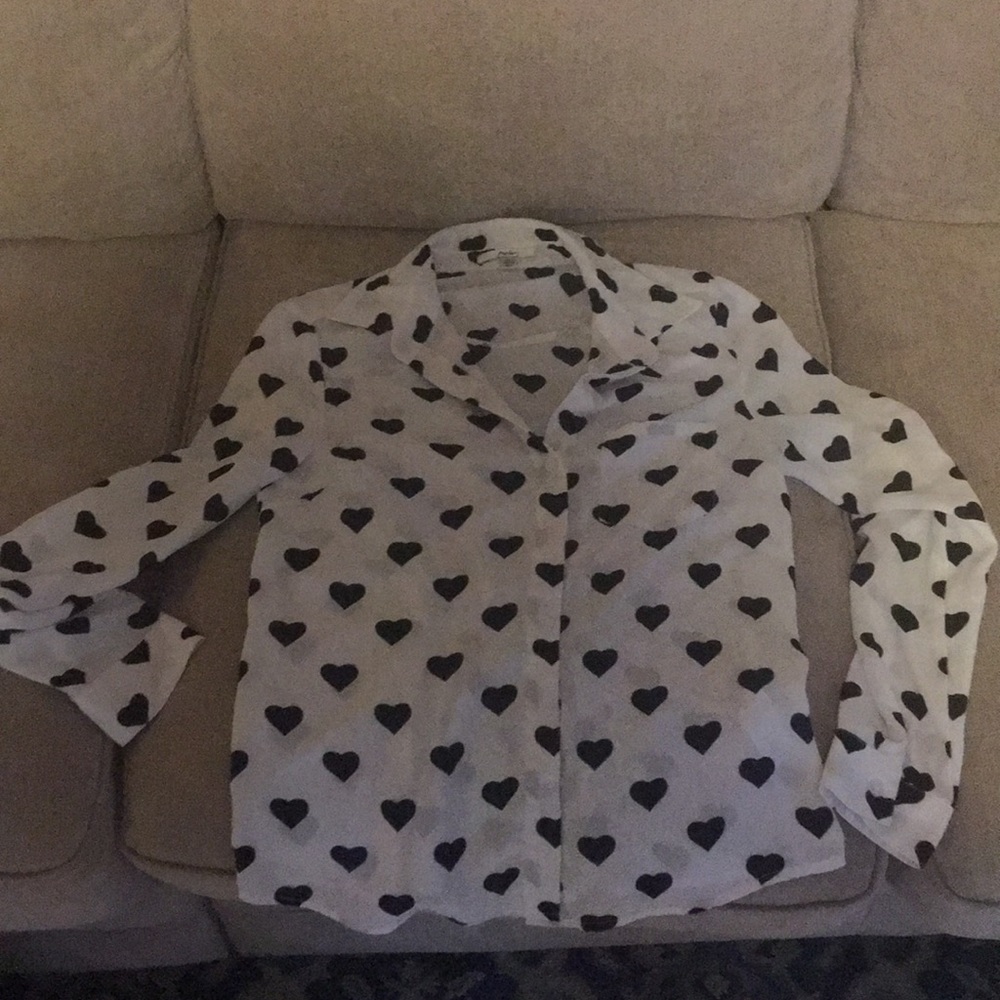 PAPAYA “PolkaDot” Sheer Blouse
